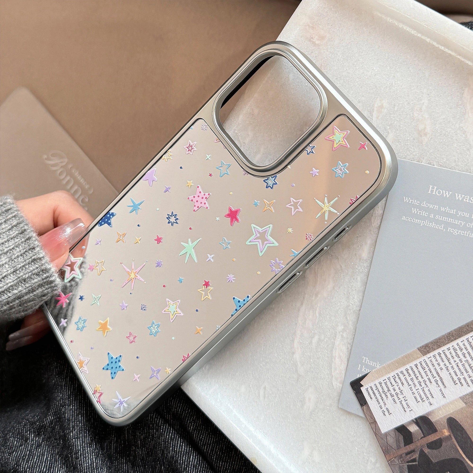 Colorful Dopamine Stars - iPhone Case